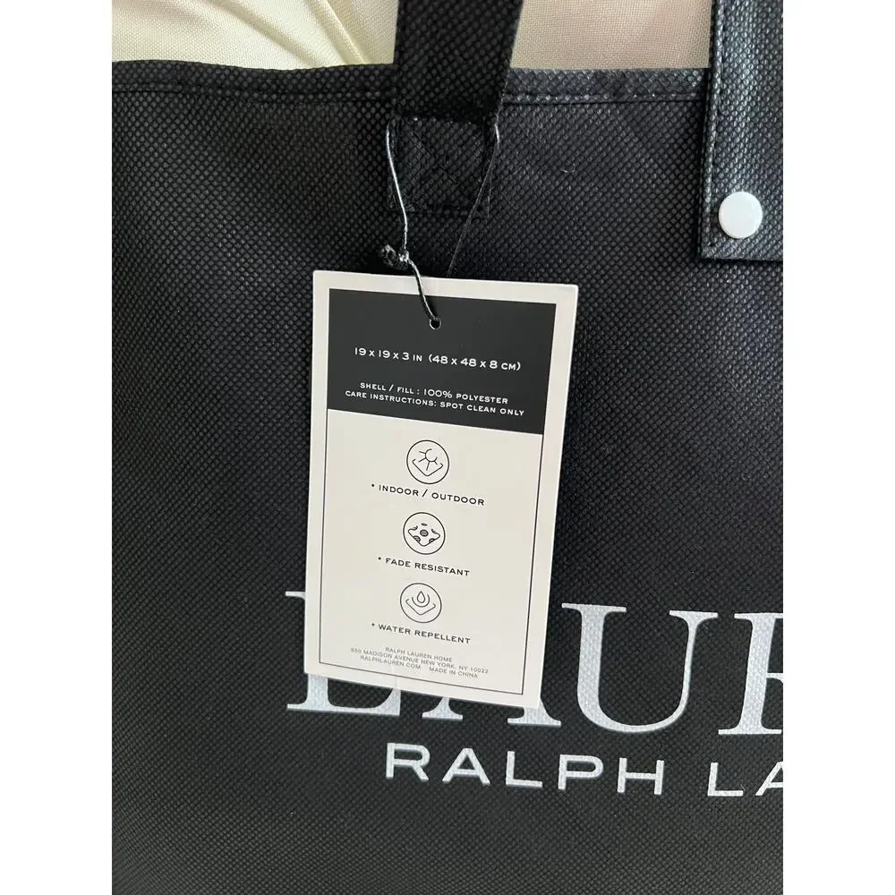 NWT❤️Lauren Ralph Lauren Indoor-Outdoor Reversible Patio 4 Seat Cushion Set